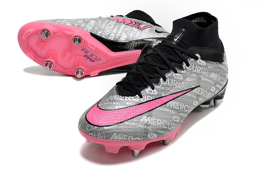CHUTEIRA NIKE MERCURIAL SUPERFLY 9 TRAVA MISTA (removível)