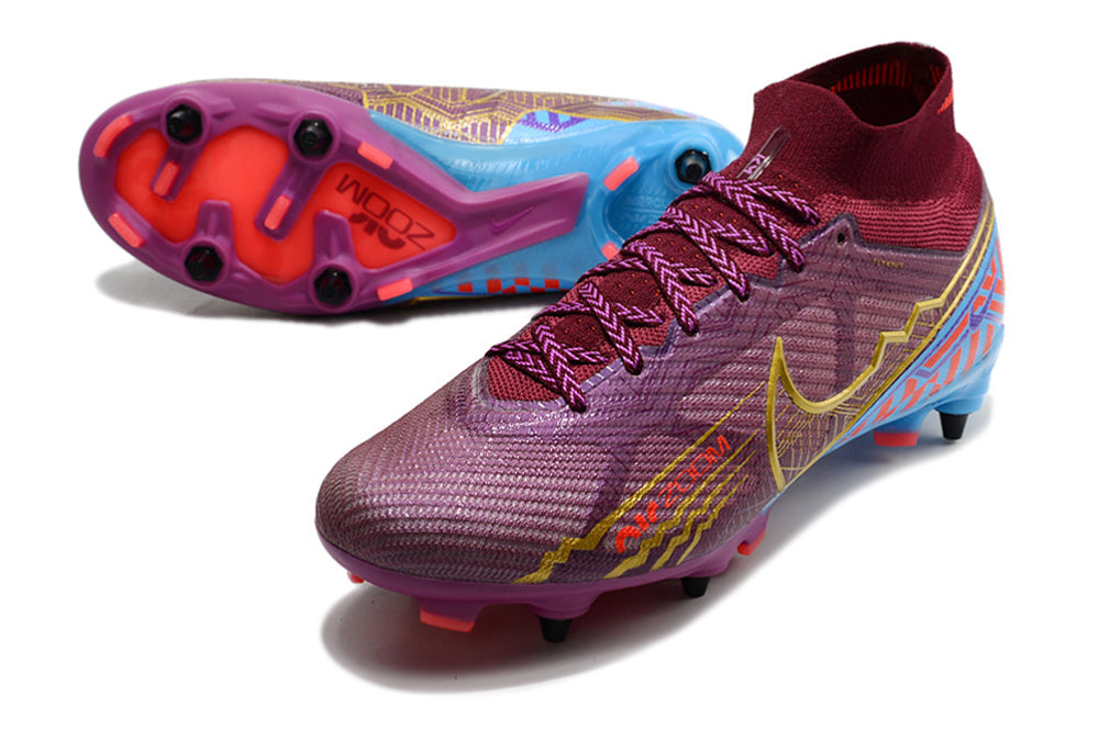 CHUTEIRA NIKE MERCURIAL SUPERFLY 9 TRAVA MISTA (removível)